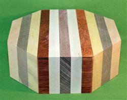 Bowl #427 - Large Striped Segmented Bowl Blank ~ 9 1/2" x 3" ~ $64.99